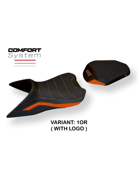 Funda de asiento compatible KTM 1290 Super Duke GT (19-22) modelo Sumy 1 comfort system