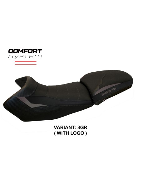 Funda de asiento compatible KTM 1190 Adventure (13-16) modelo Fasano comfort system