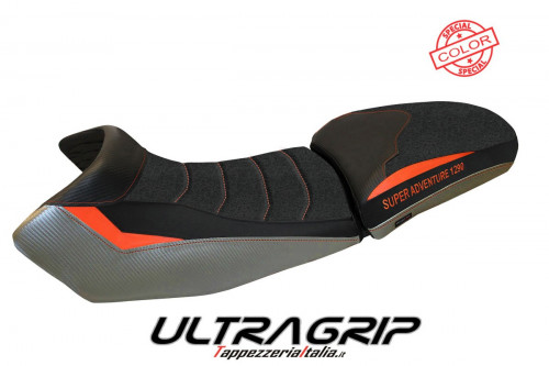 Seat cover compatible KTM 1290 Super Adventure S - T (15-20) Eden special color ultragrip model