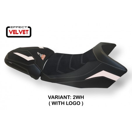 Funda de asiento compatible KTM 1290 Super Adventure S - T (15-20) modelo Gaeta velvet