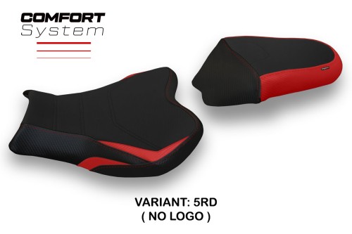 Funda de asiento compatible con Suzuki GSX R 1000 (09-16) modelo Itri 2 comfort system 2