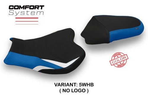 Funda de asiento compatible Suzuki GSX R 1000 (09-16) modelo Itri special color 2 comfort system 2
