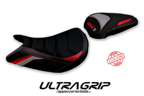 Funda de asiento compatible Suzuki GSX S 1000 (15-20) modelo Mavora special color ultragrip