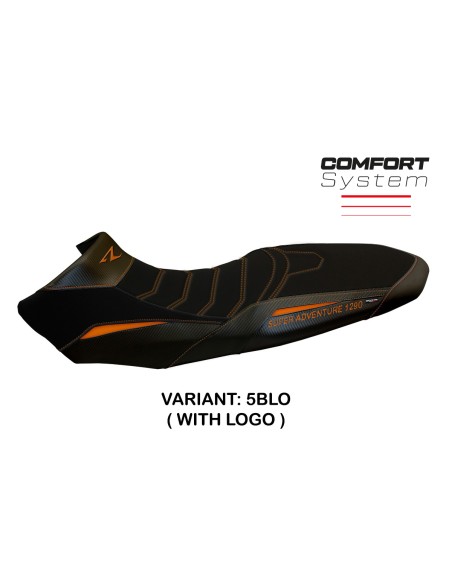Housse de selle compatible KTM 1290 Super Adventure R (17-20) modèle Ginevra 2 comfort system