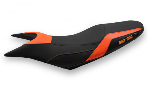 Funda de asiento compatible con KTM 990 Supermoto T (09-16) modelo Maida
