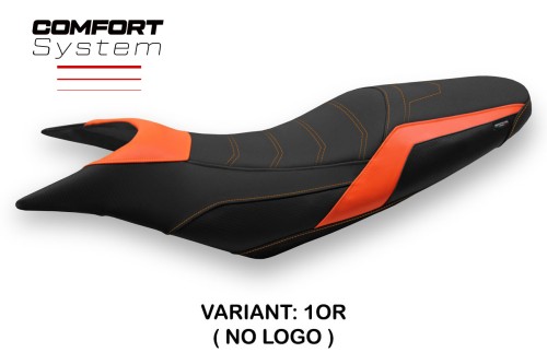 Housse de selle compatible KTM 990 Supermoto T (09-16) modèle Pompei comfort system 2