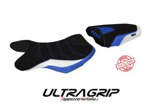 Funda de asiento compatible Suzuki GSR 750 (10-17) modelo Siena special color ultragrip