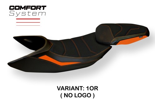 Funda de asiento compatible con KTM 1290 Super Duke R (14-19) modelo Janna 3 comfort system 2