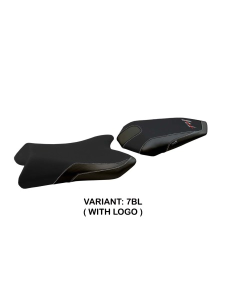 Funda de asiento compatible con Yamaha FZ1 (06-16) modelo Vicenza