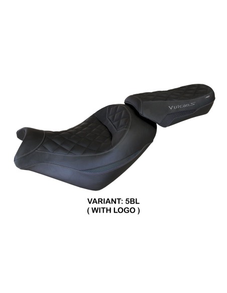 Funda de asiento compatible con Kawasaki Vulcan (14-22) modelo Taipei