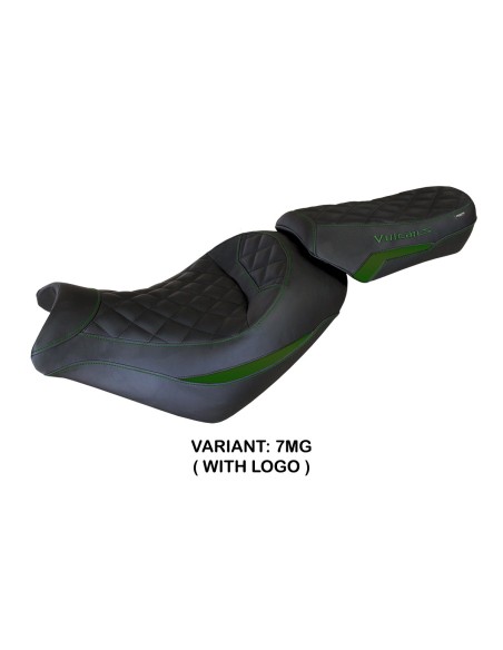 Housse de selle compatible Kawasaki Vulcan (14-22) modèle Taipei