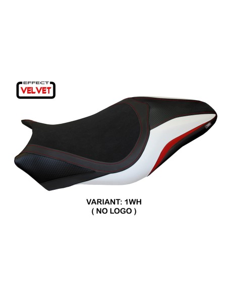 Housse de selle compatible Ducati Monster 821/1200 (17-20) modèle Valencia en velvet