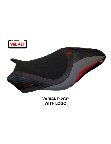 Seat cover compatible Ducati Monster 821 / 1200 (17-20) Valencia velvet model