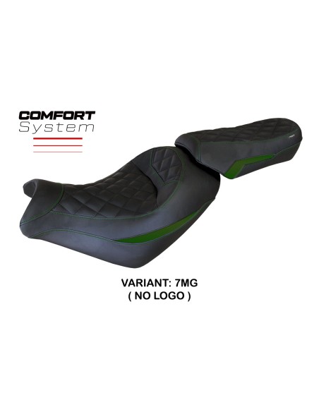 Funda de asiento compatible con Kawasaki Vulcan (14-22) modelo Taipei comfort system