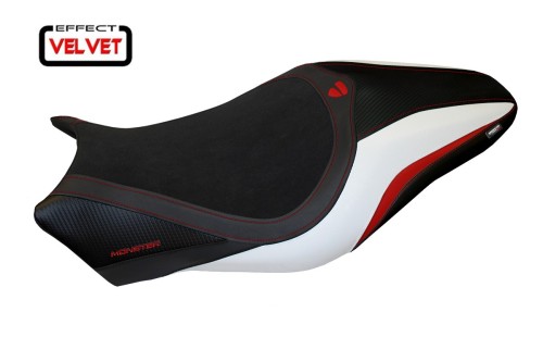 Seat cover compatible Ducati Monster 797 (17-20) Alzira velvet model