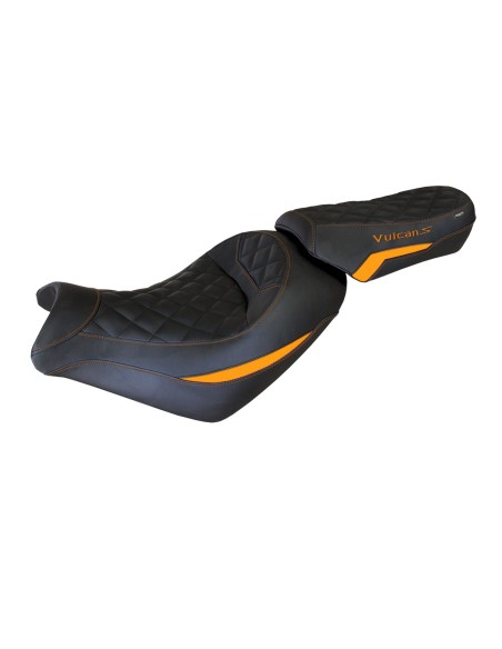 Housse de selle compatible Kawasaki Vulcan (14-22) modèle Taipei