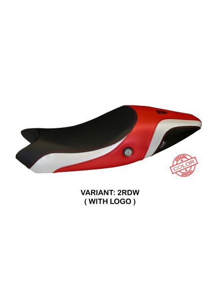 Housse de selle compatible Ducati Monster 1100/1100 EVO (09-13) modèle Logos Special Color