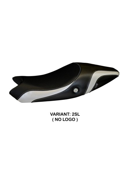 Housse de selle compatible Ducati Monster 1100/1100 EVO (09-13) modèle Logos Carbon Colat