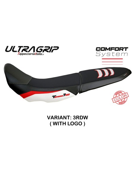 Funda de asiento compatible con Yamaha Tenere 700 (19-22) modelo Gulfi ultragrip comfort system