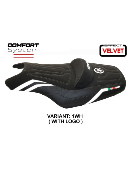 Housse de selle compatible Yamaha T-Max (08-16) modèle I Love Italy comfort system