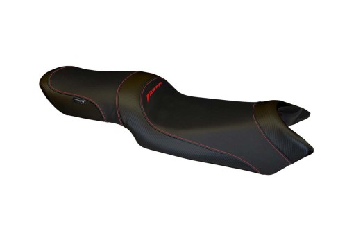Sitzbezug kompatibel Yamaha FZ6 Fazer (04-11) Modell Ivan total schwarz