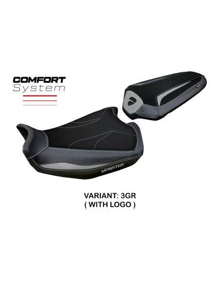 Funda de asiento compatible con Ducati Monster 937 (21-22) modelo Linosa comfort system