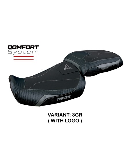 Housse de selle compatible Yamaha Tracer 9/9 GT (21-22) modèle Gadir comfort system