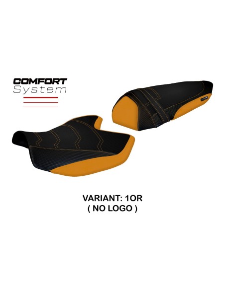 Funda de asiento compatible con Kawasaki Z 750 (07-12) modelo Amatrice 2 comfort system