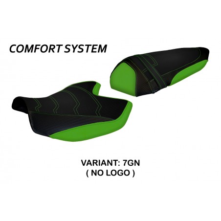 Funda de asiento compatible con Kawasaki Z 1000 (07-09) modelo Amatrice 2 comfort system
