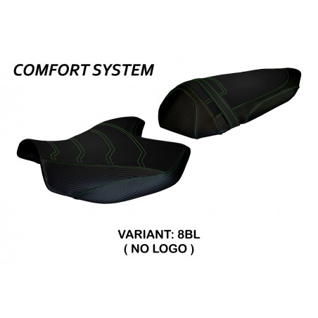 Funda de asiento compatible con Kawasaki Z 1000 (07-09) modelo Amatrice 2 comfort system