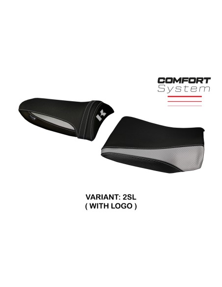 Seat cover compatible Kawasaki Z 750 (03-06) Pozzuoli 1 comfort system model