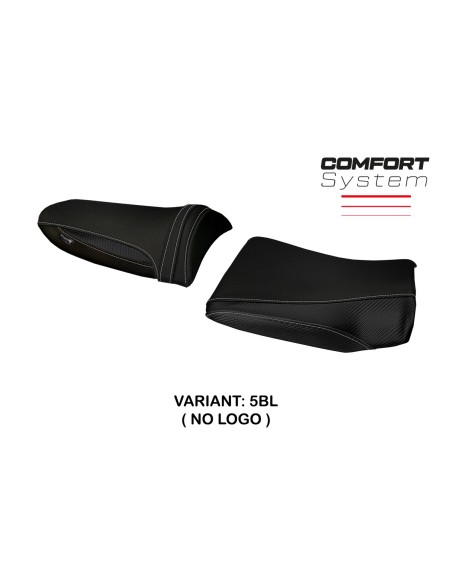 Funda de asiento compatible con Kawasaki Z 750 (03-06) modelo Pozzuoli 1 comfort system