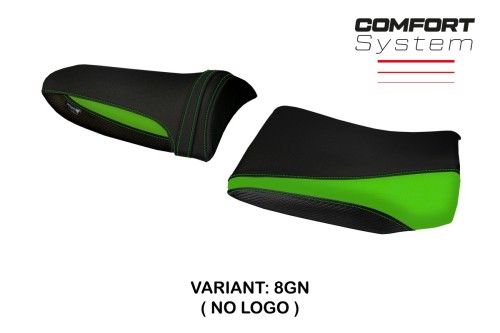 Housse de selle compatible - Kawasaki Z 1000  2003 - 2006 - mod Pozzuoli 1 Comfort System 2
