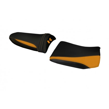 Housse de selle compatible Kawasaki Z 1000 (03-06) modèle Pozzuoli 1