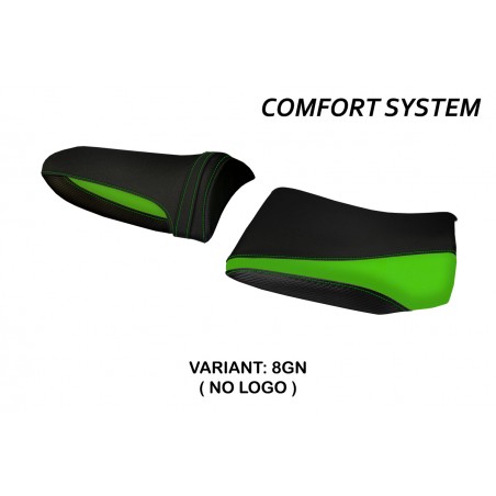 Funda de asiento compatible con Kawasaki Z 1000 (03-06) modelo Pozzuoli 1 comfort system