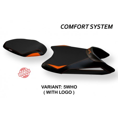 Housse de selle compatible KTM 890 Duke (21-22) modèle Alberti comfort system