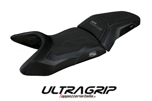 Housse de selle compatible KTM 1290 Super Adventure S (21-22) modèle Lumiar ultragrip