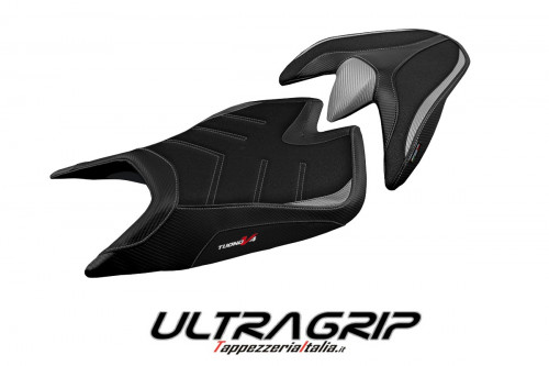 Funda de asiento compatible Aprilia Tuono V4 (21-22) modelo Zuera ultragrip