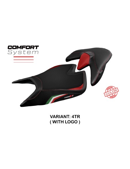 Rivestimento sella compatibile Aprilia Tuono V4 (21-22) modello Zuera special color comfort system