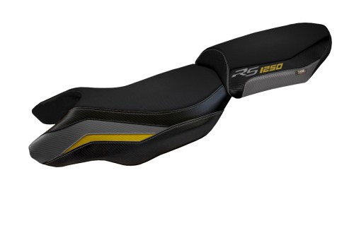 Housse de selle compatible BMW R 1250 RS (20-22) modèle Blanco