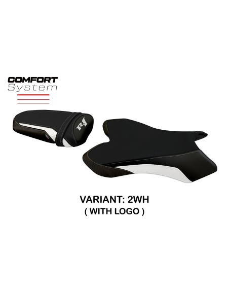 Funda de asiento compatible Yamaha R1 (04-06) modelo Biel comfort system