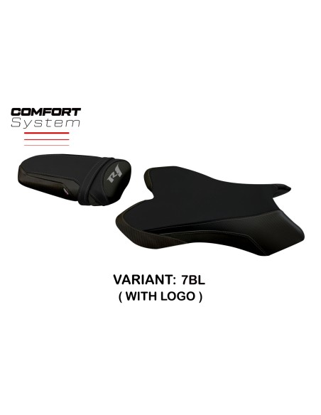 Housse de selle compatible Yamaha R1 (04-06) modèle Biel comfort system