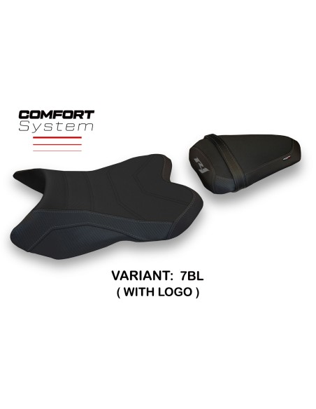 Housse de selle compatible Yamaha R1 (07-08) modèle Marstal 1 comfort system