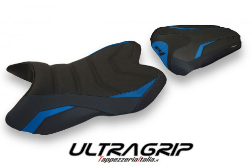 Funda de asiento compatible con Yamaha R1 (07-08) modelo Habay 1 ultragrip