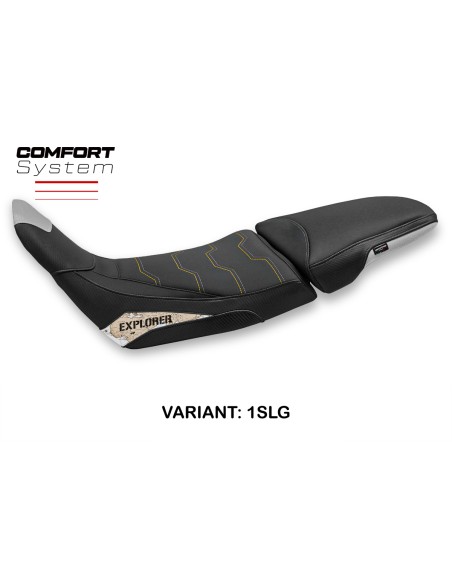 Funda de asiento compatible Honda Africa Twin 1100 Adventure Sport (20-22) modelo Maps comfort system