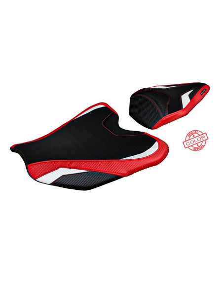 Housse de selle compatible Honda CBR 1000 RR-R Fireblade (20-22) modèle Adrano special color