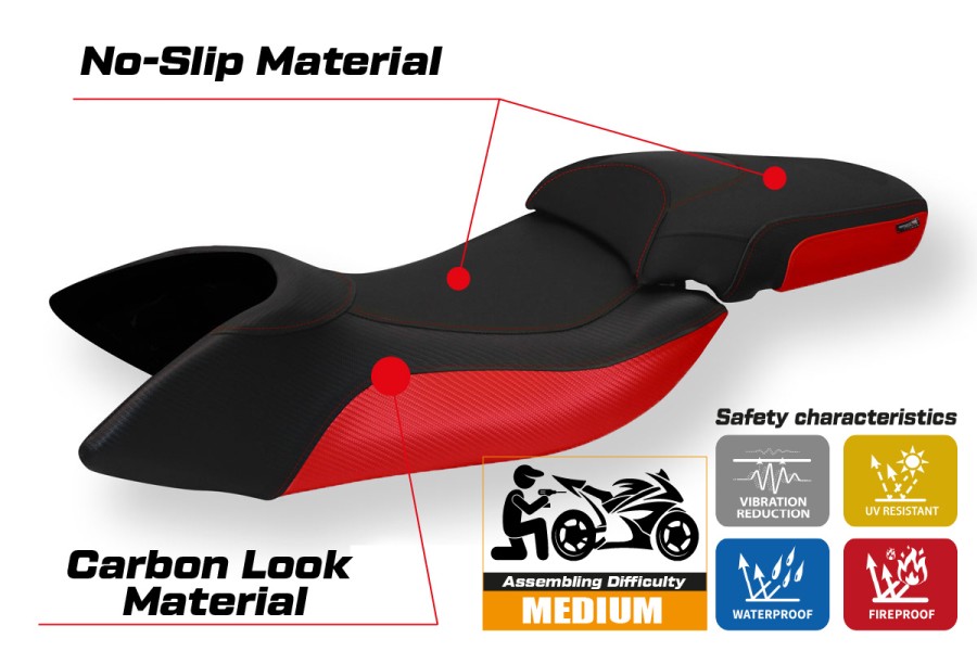 Rivestimento sella compatibile Aprilia Mana 850 (07-16) modello Bali 1