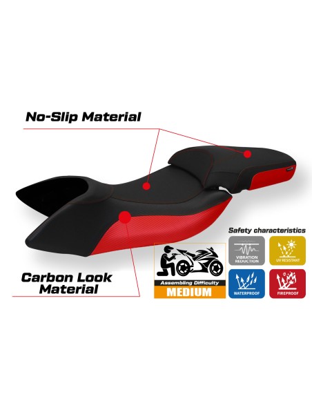 Funda de asiento compatible Aprilia Mana 850 (07-16) modelo Bali 1