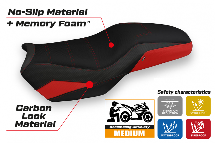 Sitzbezug kompatibel BMW F 850 GS Adventure (19-22) Modell Tata comfort system