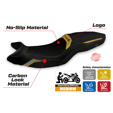 Rivestimento sella compatibile BMW F 900 XR (19-22) modello Arima special color